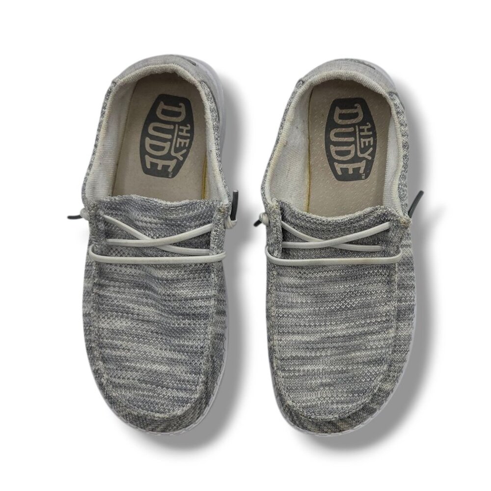 Hey Dude Wendy Sox Shoes‎ Womens 6 Glacier Grey